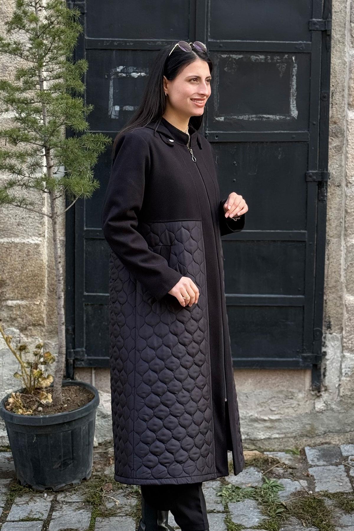 8117 KAPİTONE ROBALI KAŞMİR KAP - Siyah