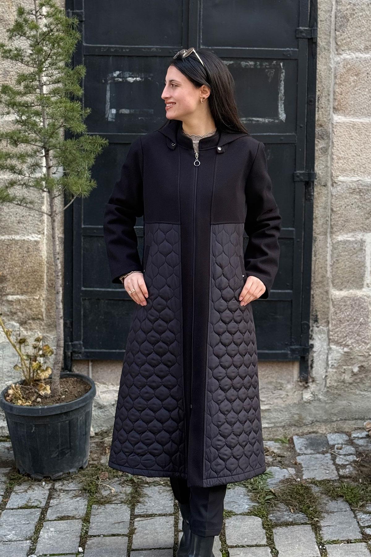 8117 KAPİTONE ROBALI KAŞMİR KAP - Siyah