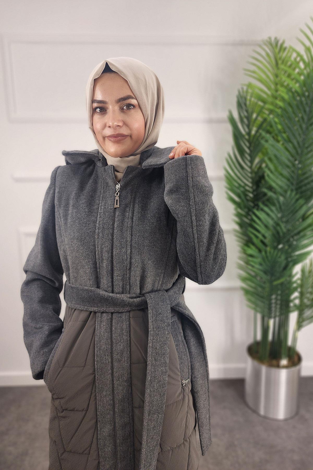 8201 MİLAS ŞİŞME KABAN - Gri