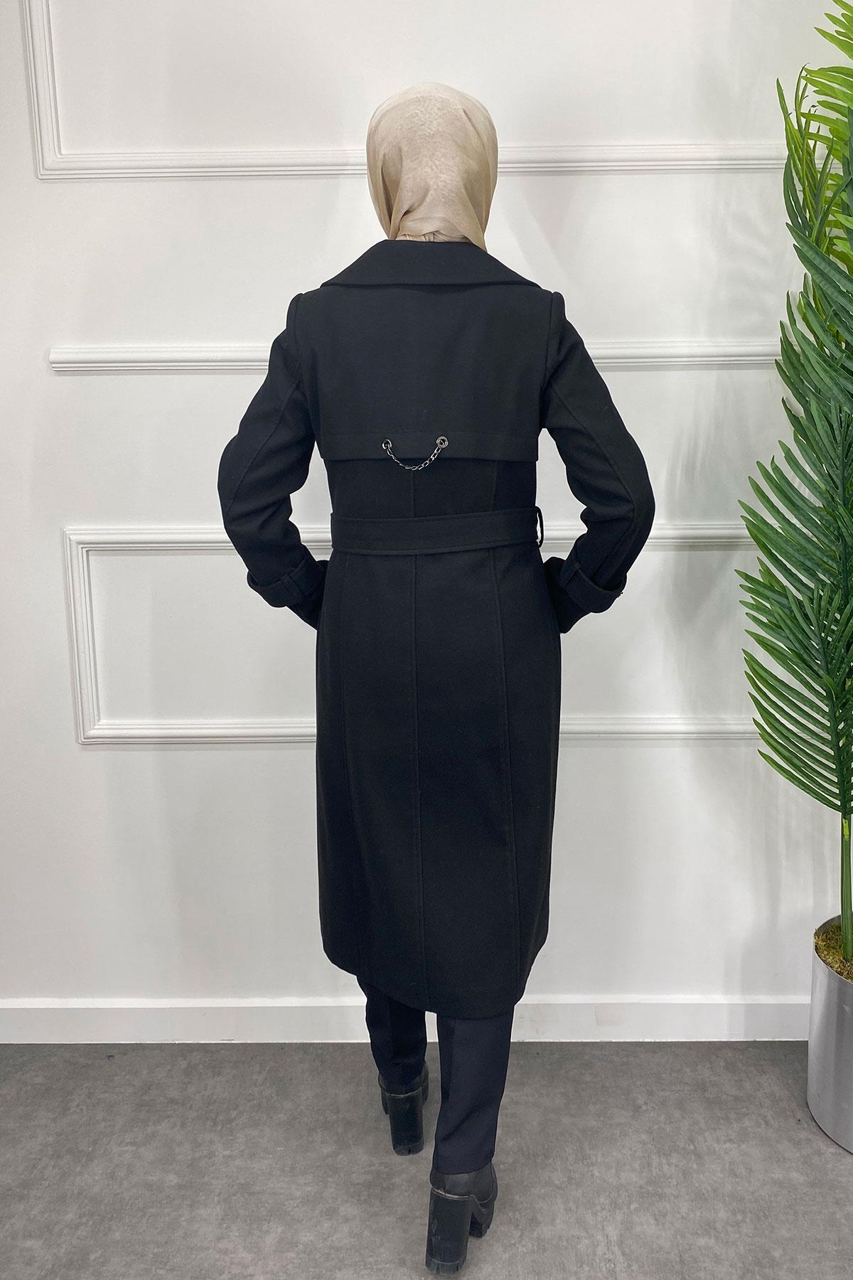 8215 KAŞE KABAN - Siyah