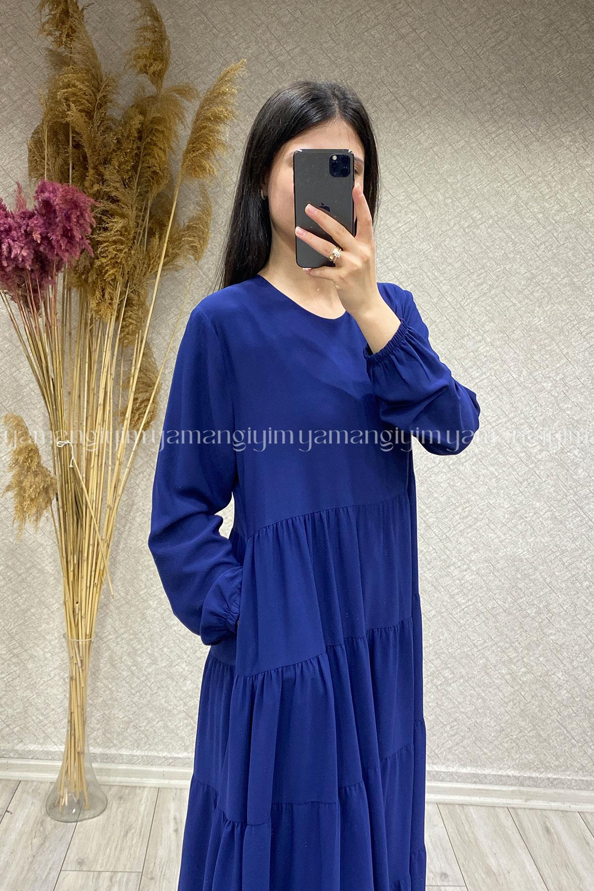 8617 MUSAB ELBİSE - İndigo