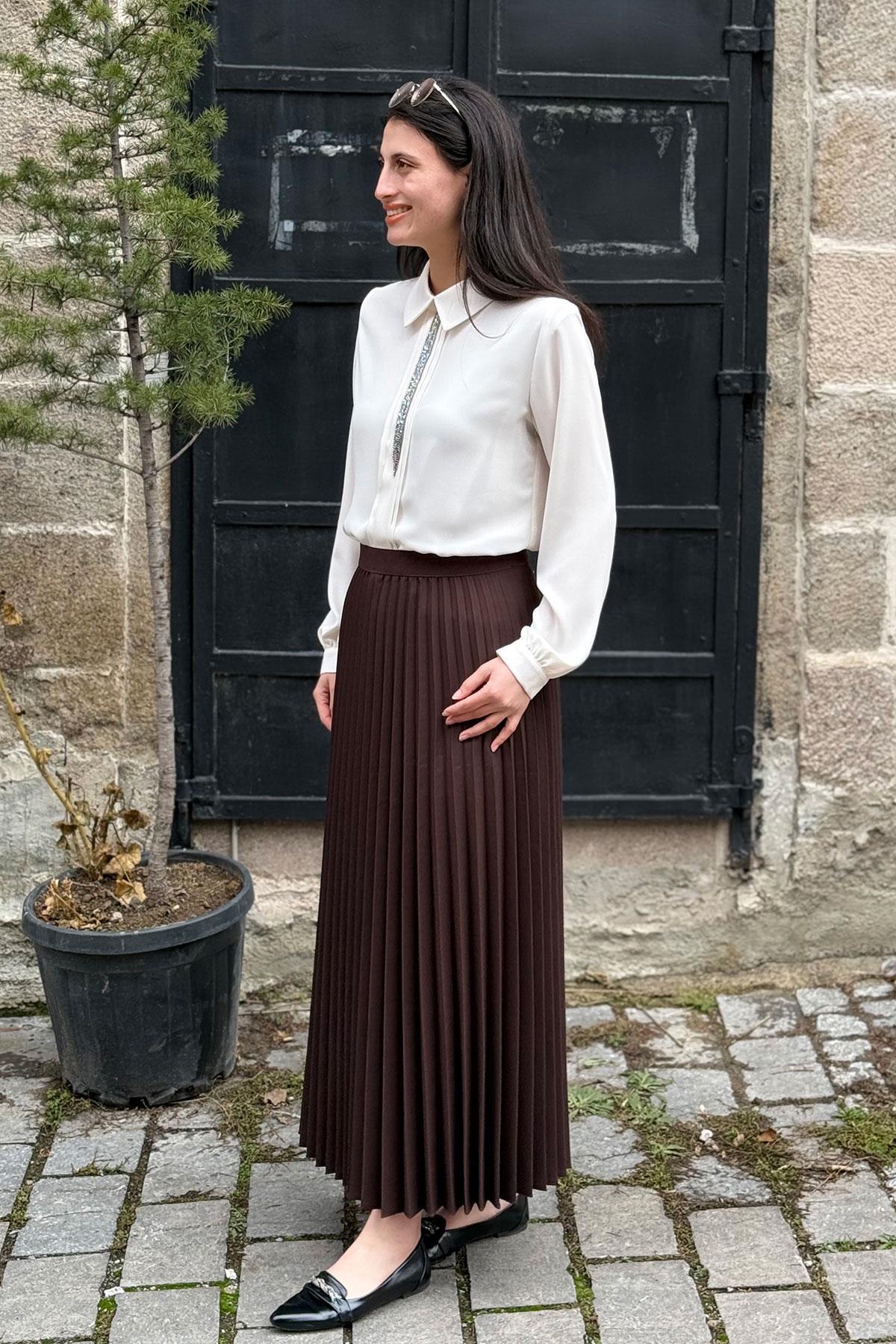 8940 Famelin Etek - Kahve