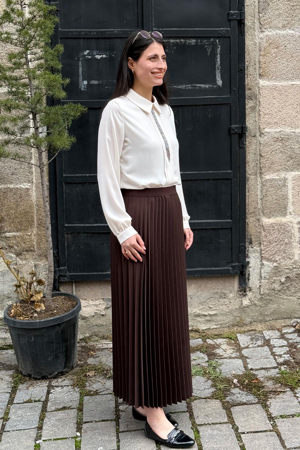 8940 Famelin Etek - Kahve