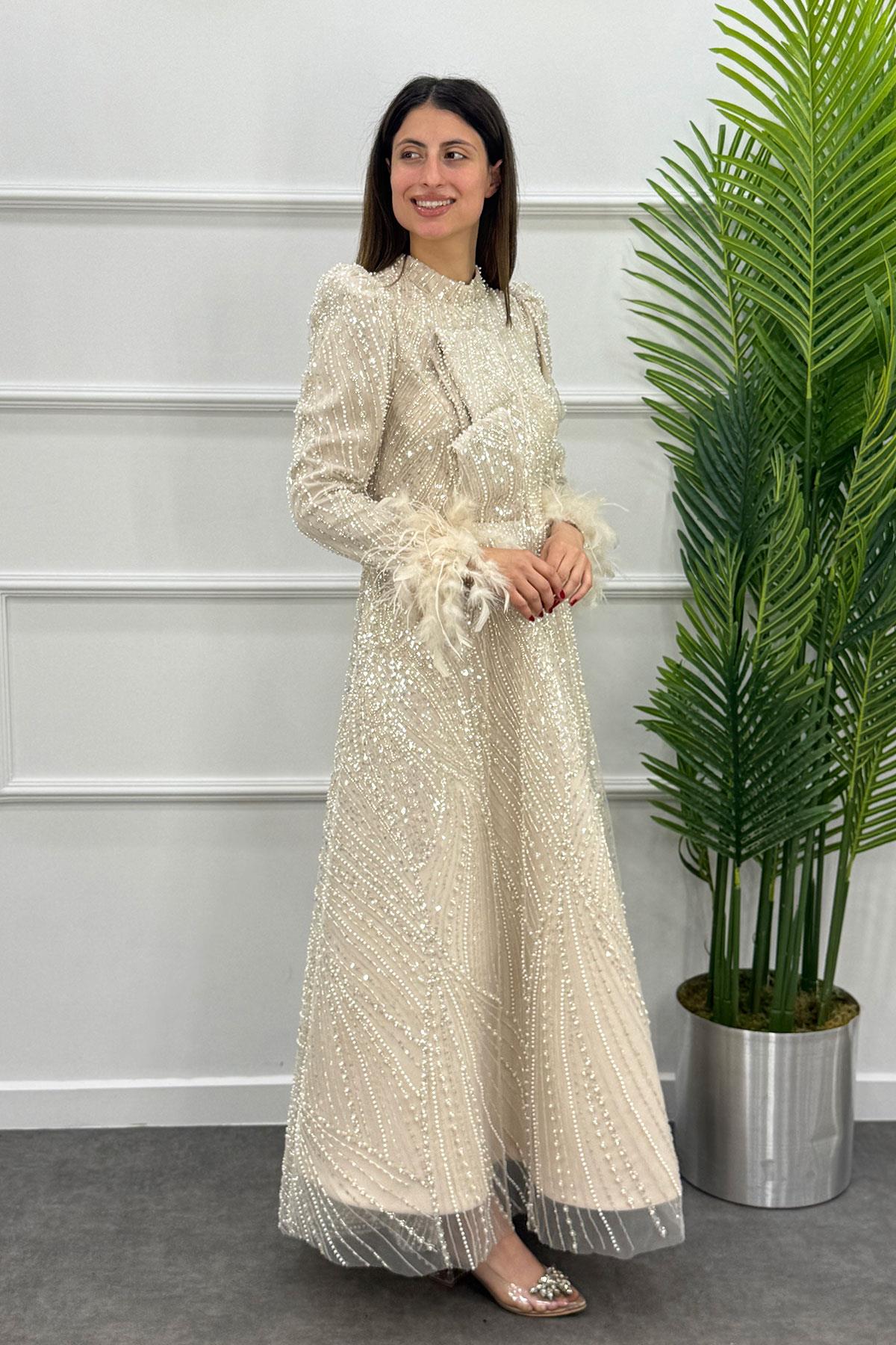 Alba Tesettür Abiye - VİZON