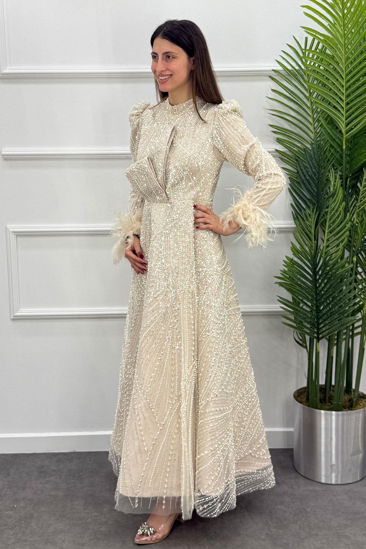 Alba Tesettür Abiye - VİZON