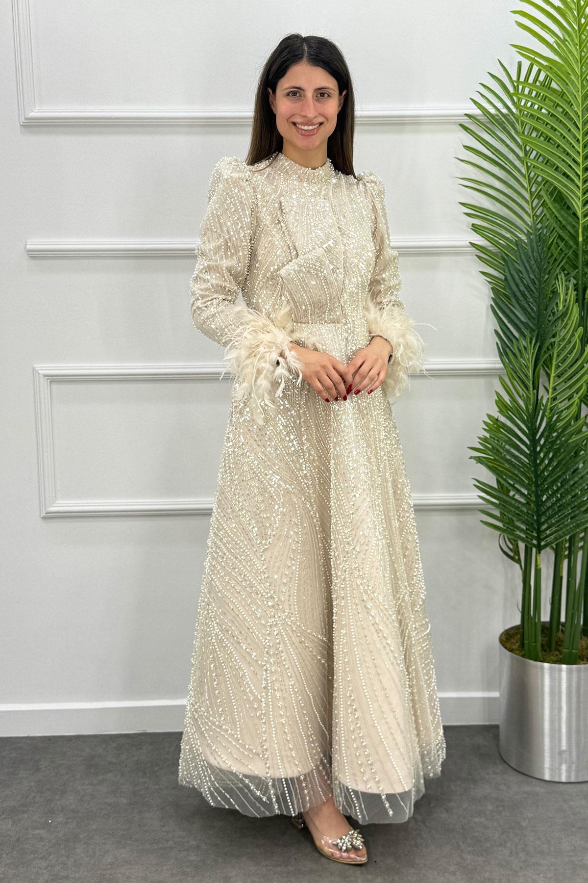 Alba Tesettür Abiye - VİZON