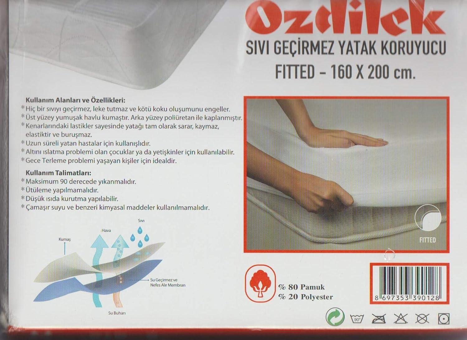 ALEZ SIVI GECIRMEZ FITTED 160*200 - STD