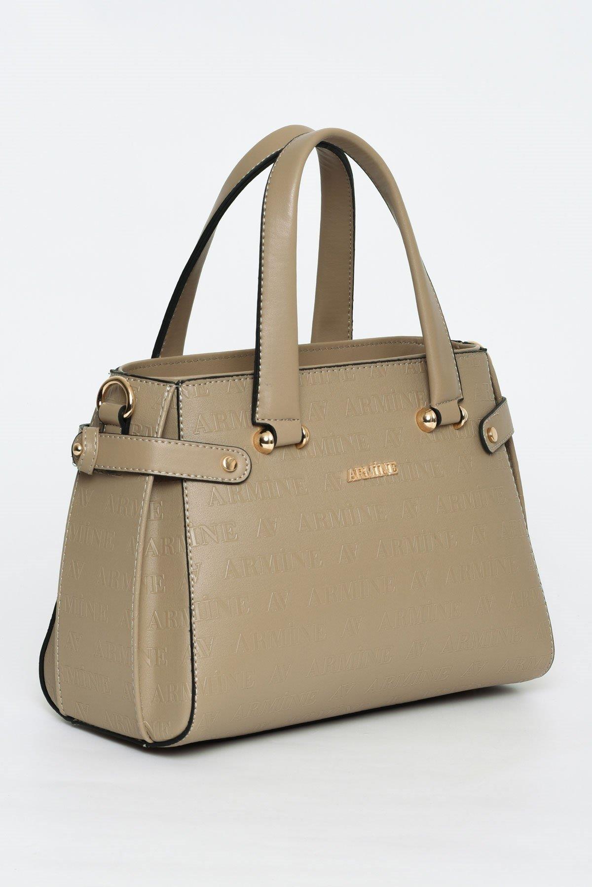 Armine Kadın Çanta Lazer Baskılı 172 - VİZON