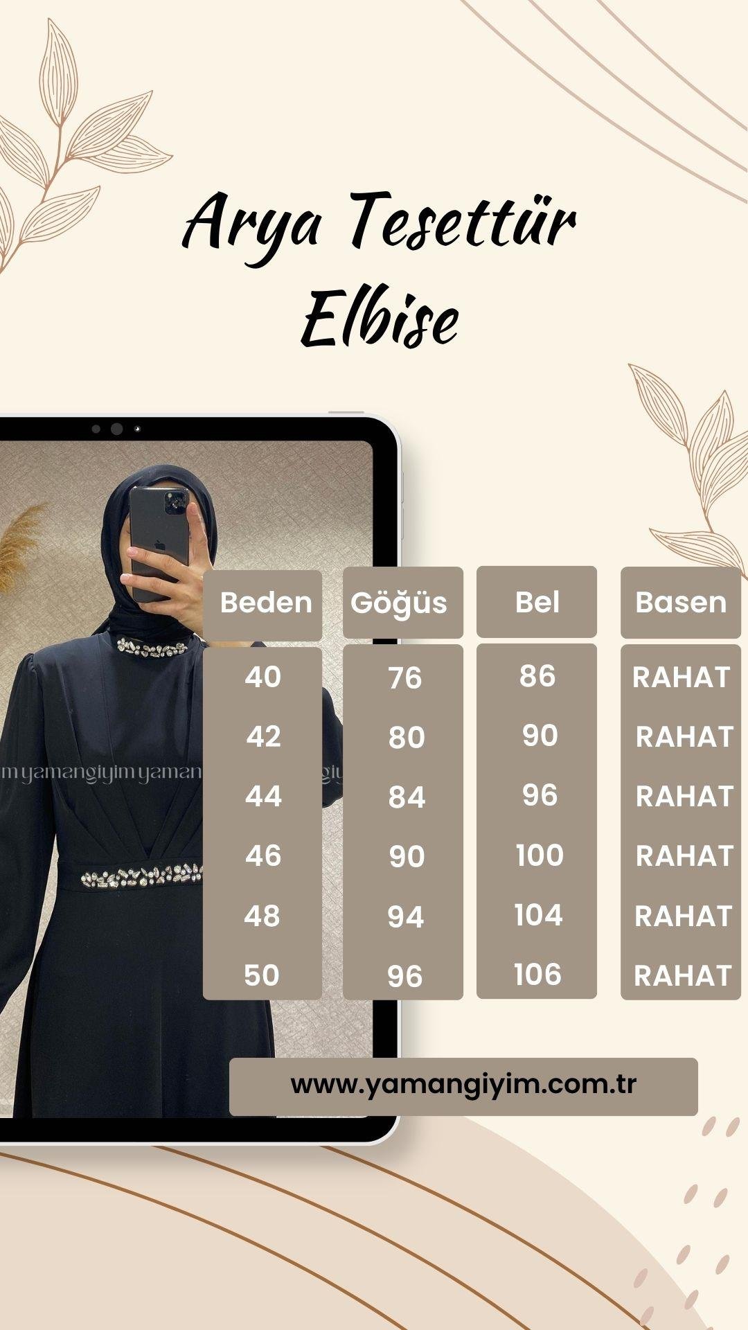 Arya Hijab Dress - BLACK