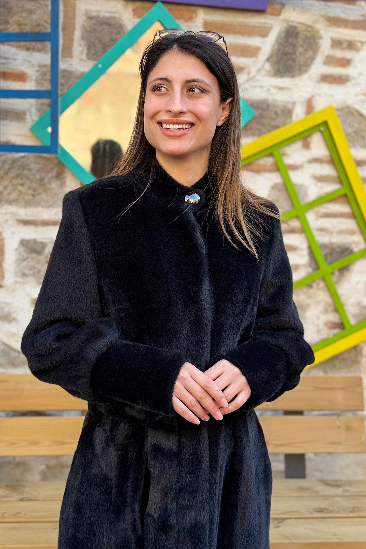 Belden Bağlamalı Angora Kaban - SİYAH