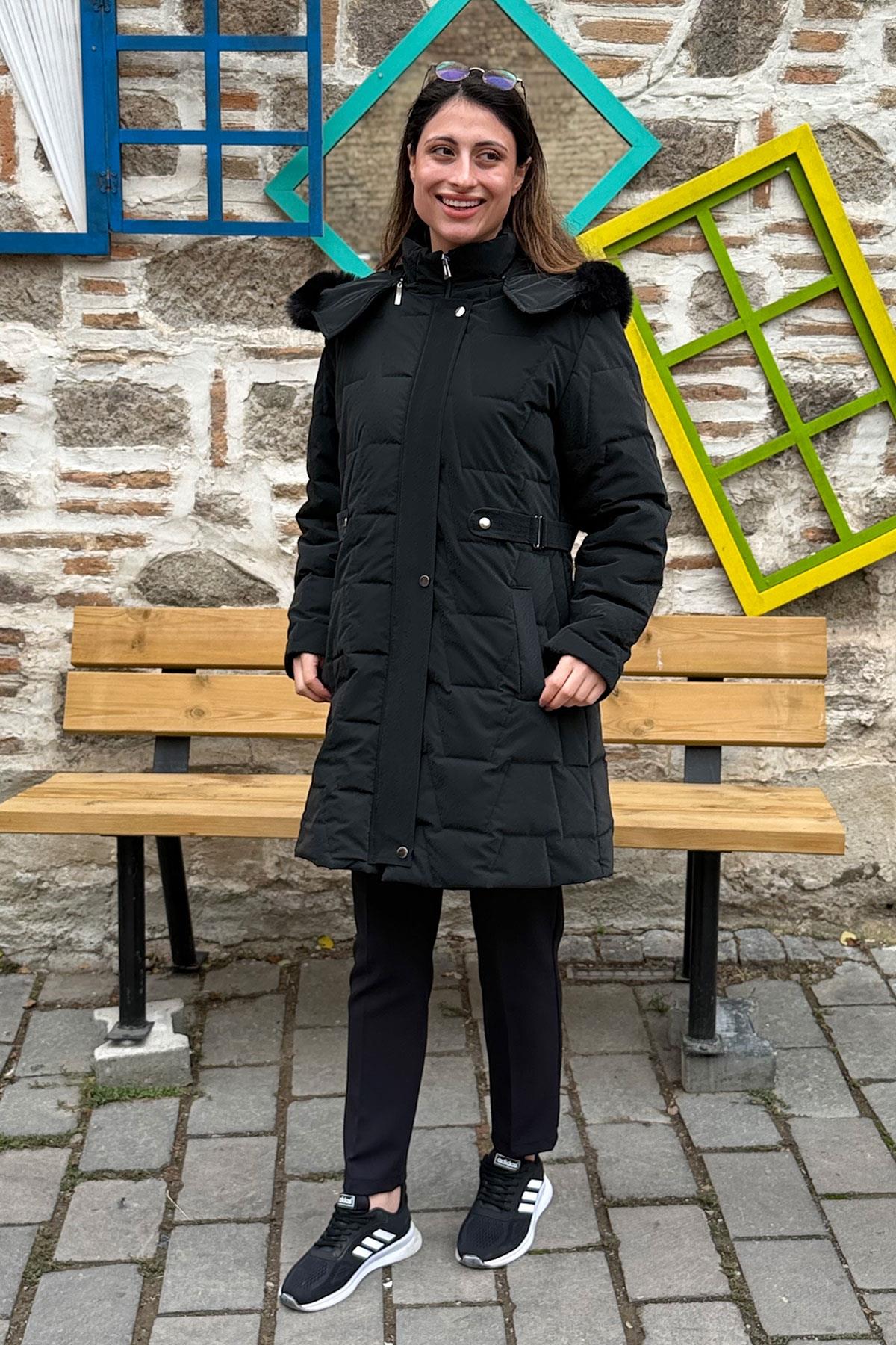 Beli Aksesuarlı Cosmo Vazo Kaban - SİYAH