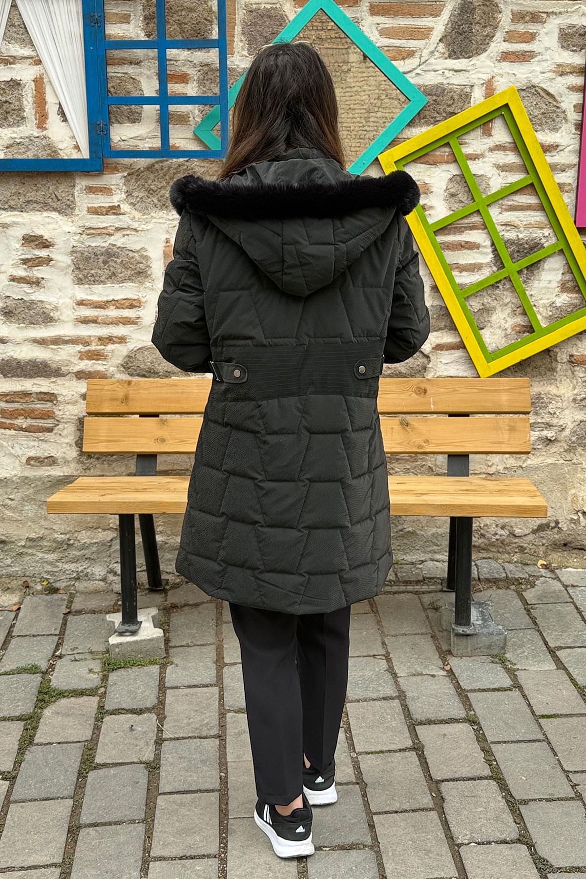 Beli Aksesuarlı Cosmo Vazo Kaban - SİYAH