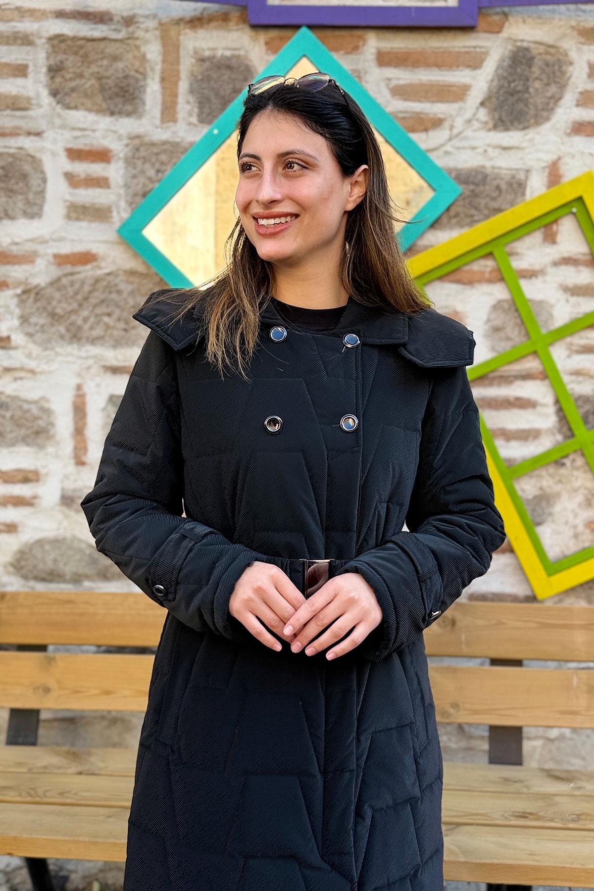 Beli Kemerli Cosmo Vazo Kaban - SİYAH