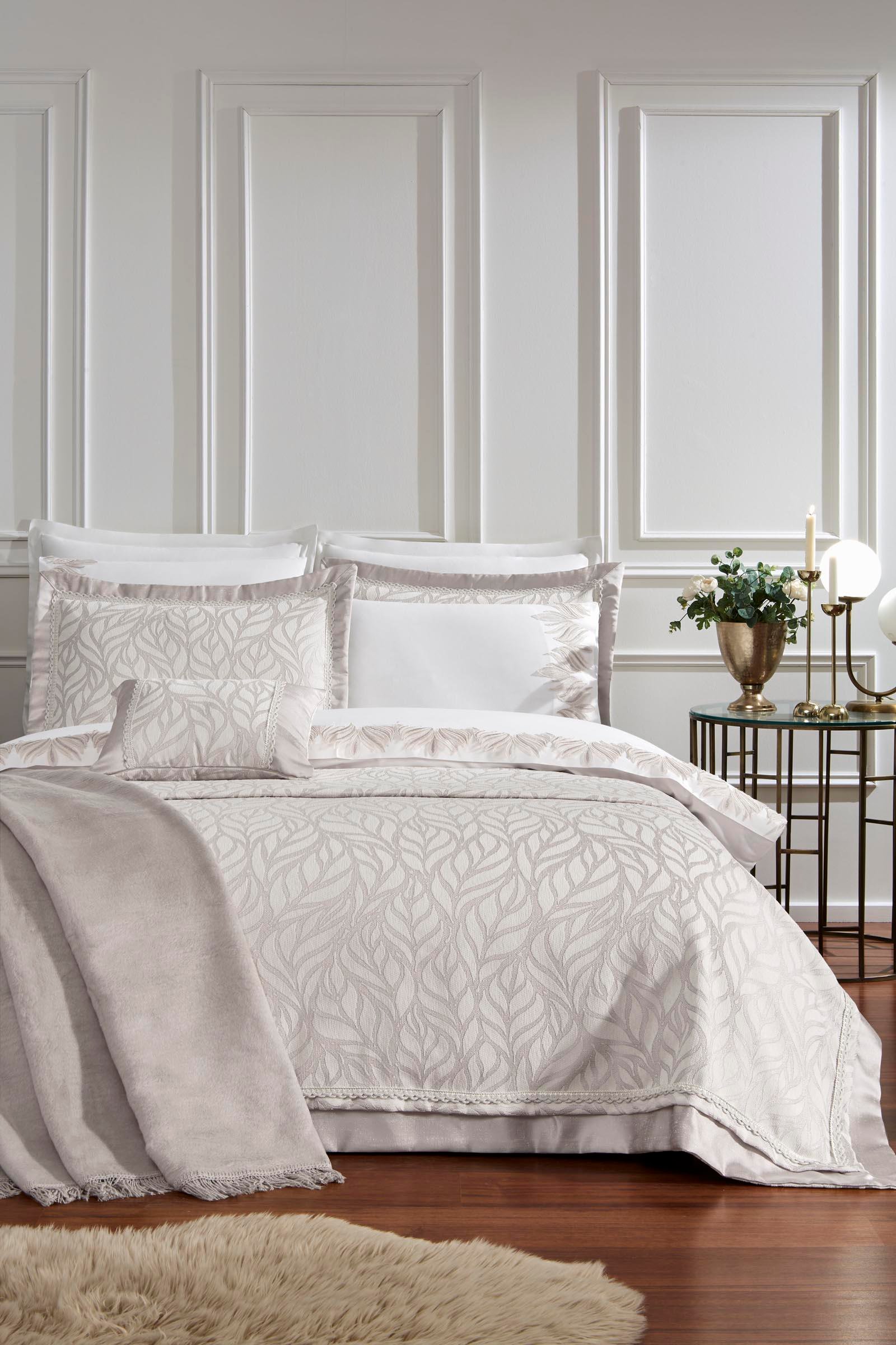 ÇEYİZ SETİ LEAF - Krem