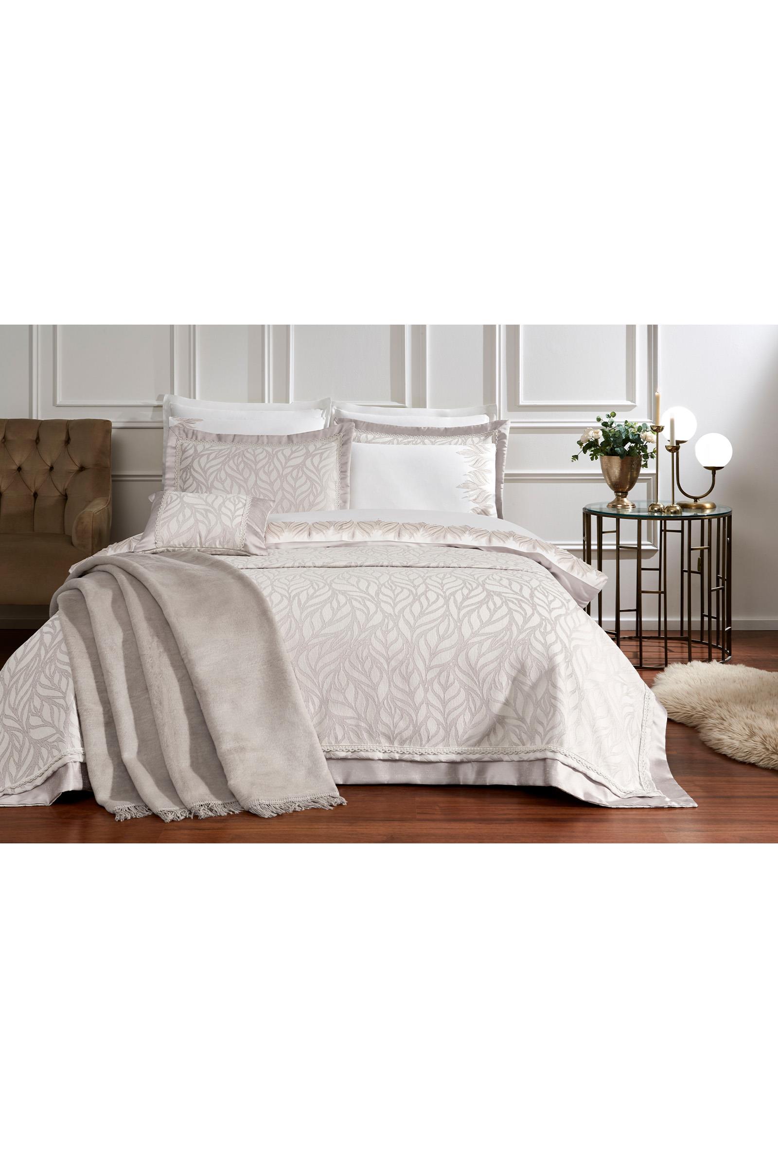 ÇEYİZ SETİ LEAF - Krem