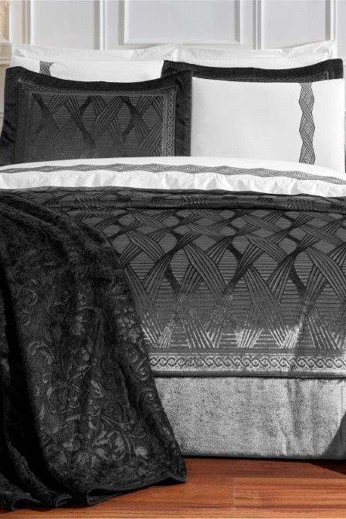 ÇEYİZ SETİ VELOURS - Antrasit