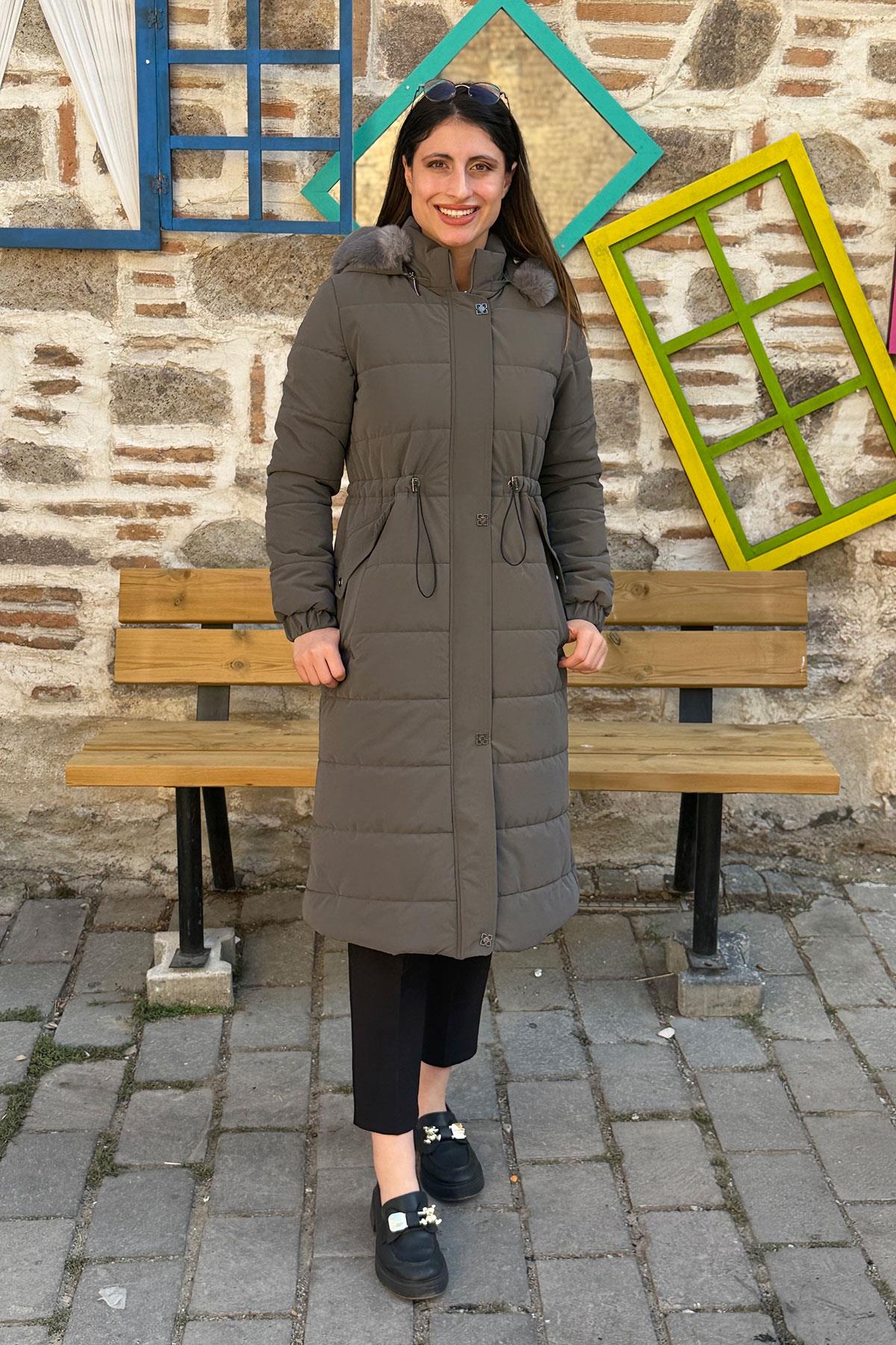 Cosmo Ray Büyük Beden Kaban - GRİ