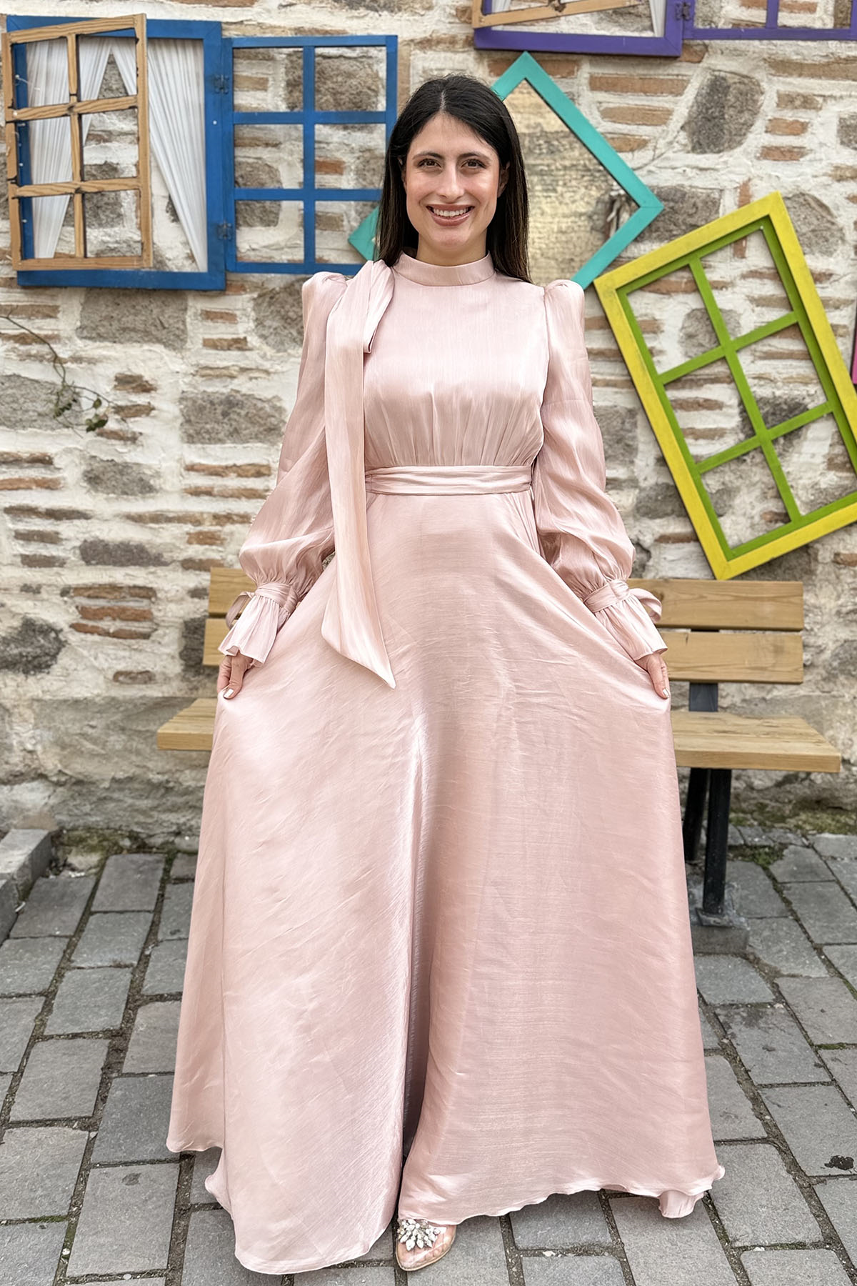 Eliza Tesettür Abiye - GÜL