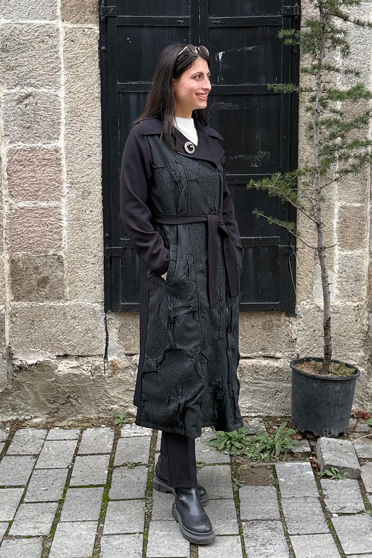 1301 WENNEW BAYAN GİYÇIK - Siyah