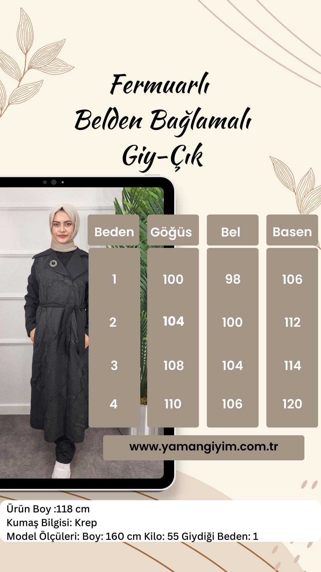 1301 WENNEW BAYAN GİYÇIK - Siyah