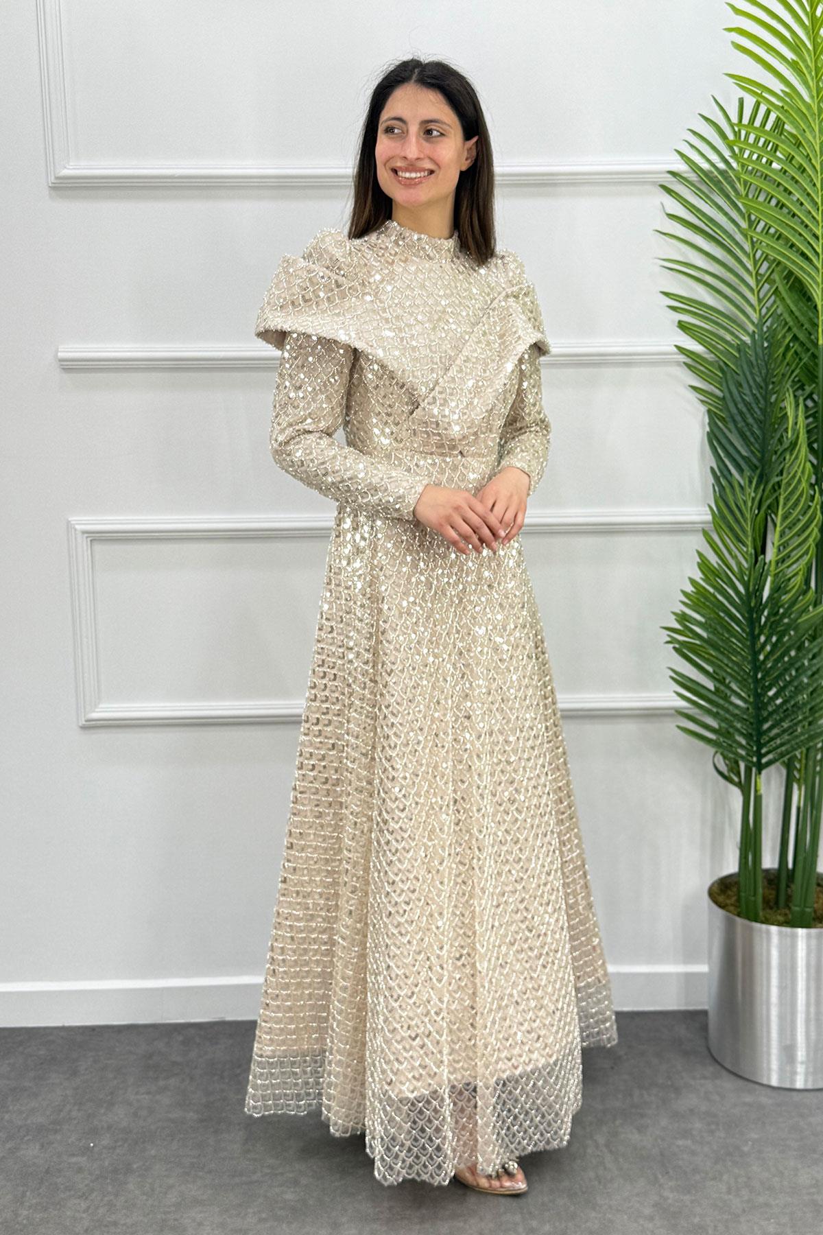 Gala Tesettür Abiye - VİZON