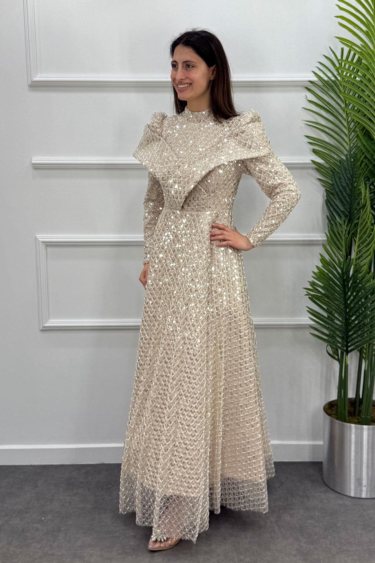 Gala Tesettür Abiye - VİZON