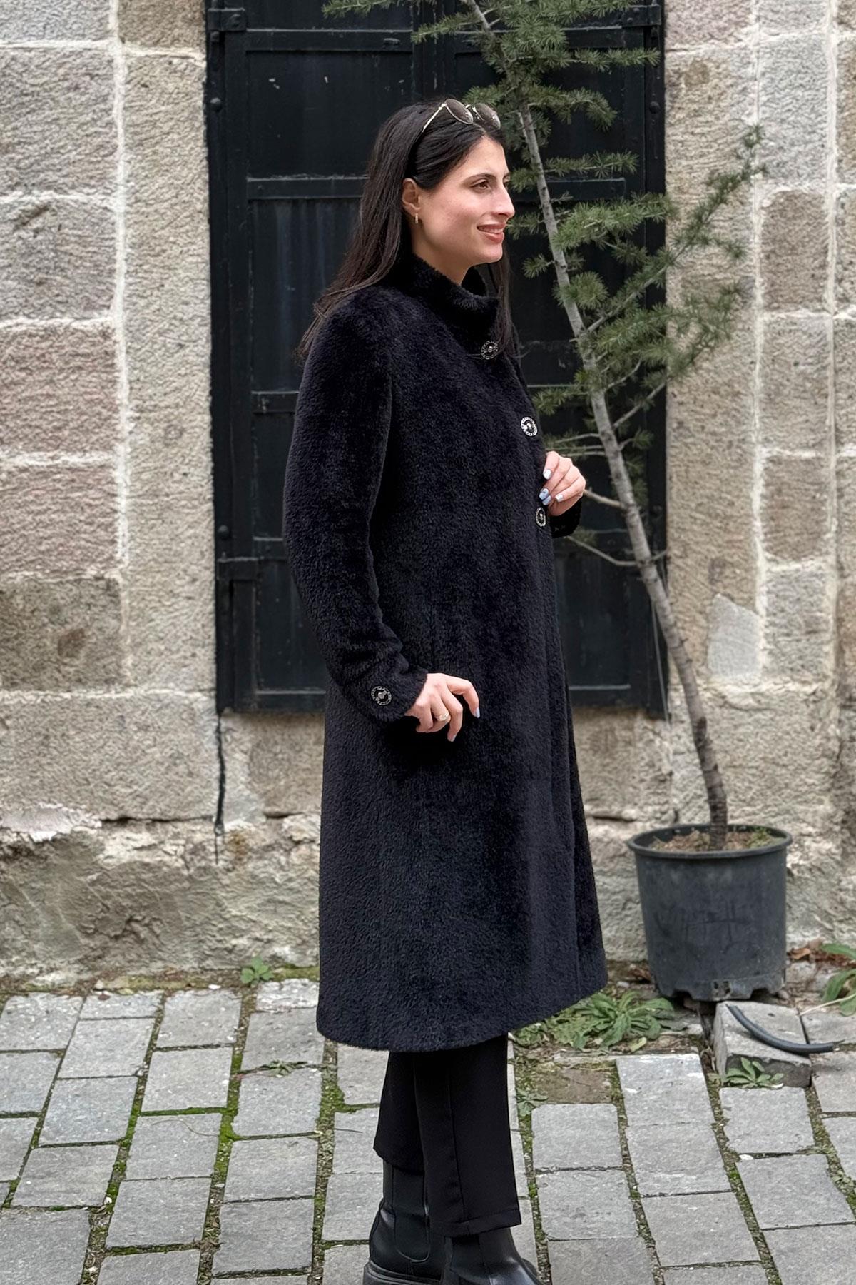 8210 ANGORA KABAN - Siyah