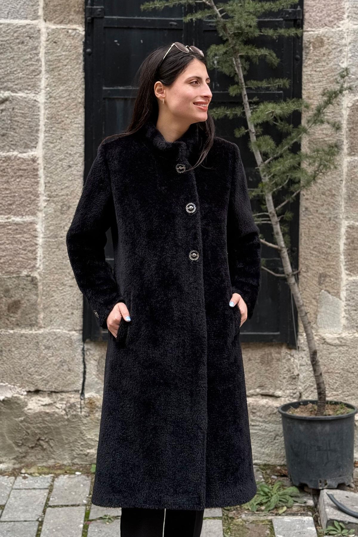 8210 ANGORA KABAN - Siyah