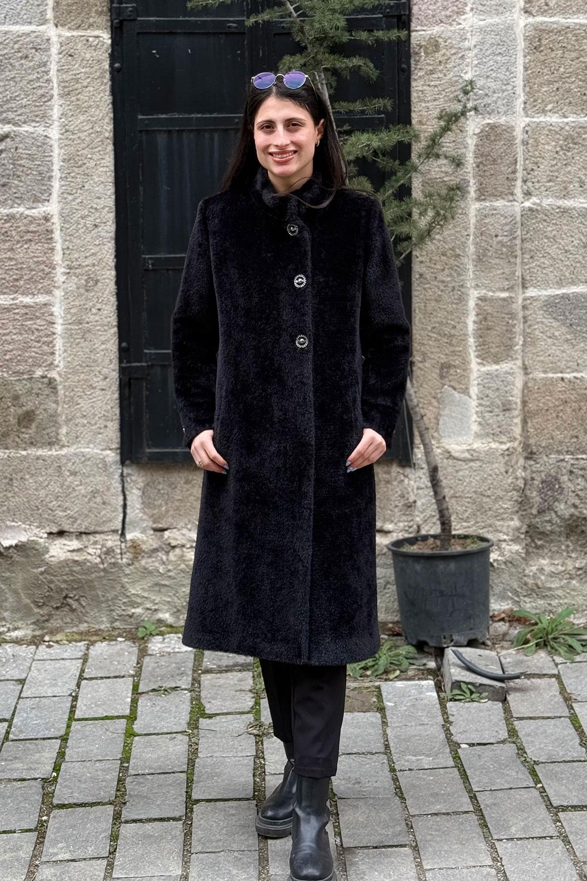 8210 ANGORA KABAN - Siyah