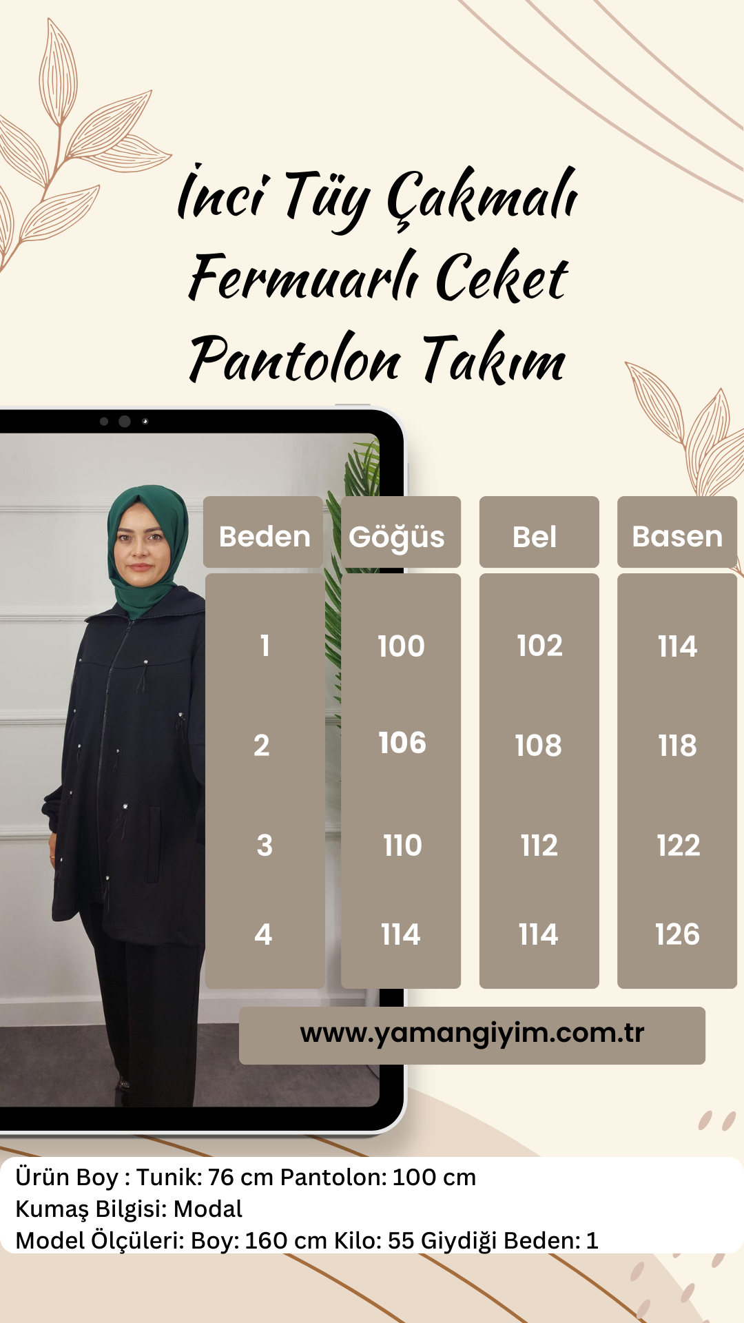 1104 WENNEW BAYAN TAKIM - Siyah