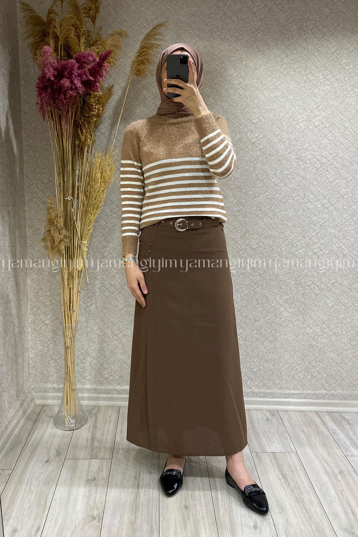 İŞLER KALEM ETEK - Kahve