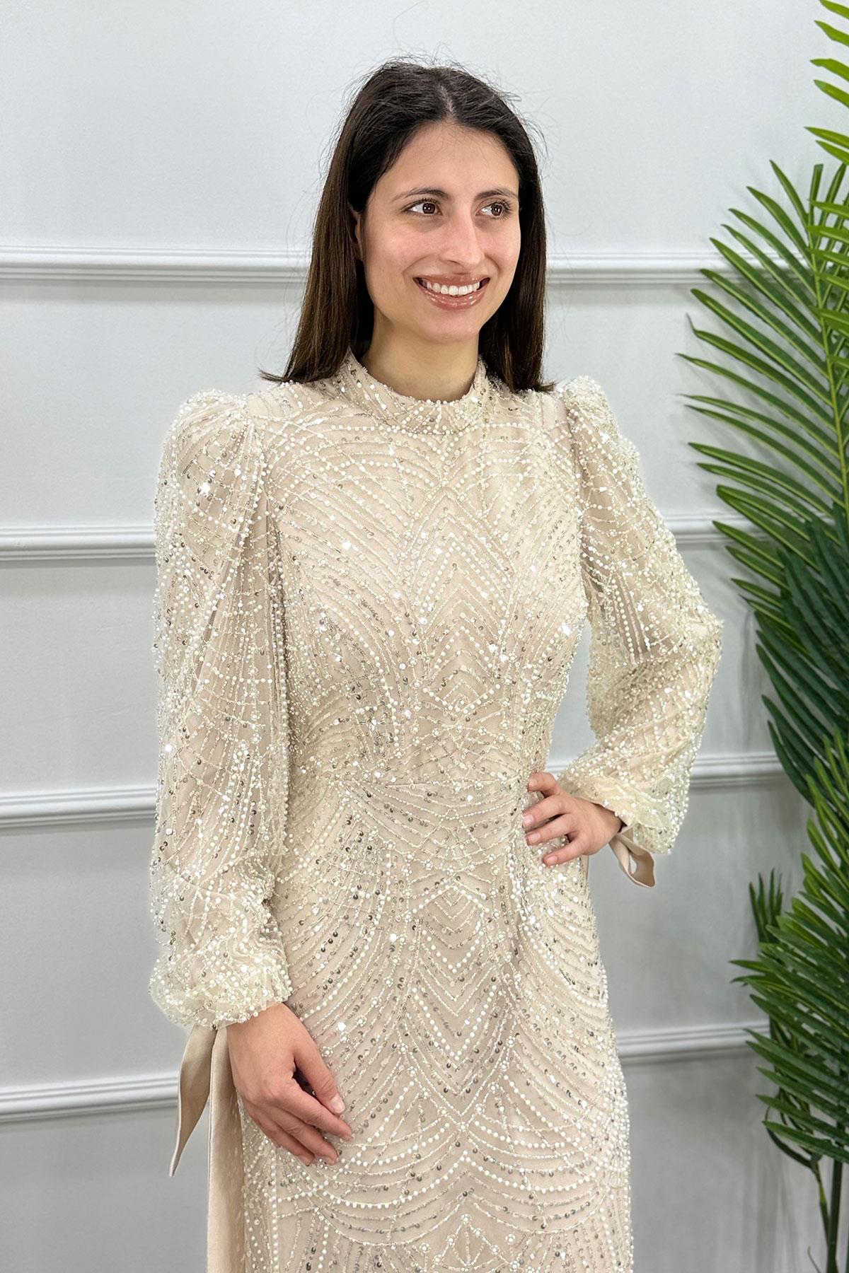 Kalanşo Tesettür Abiye - VİZON