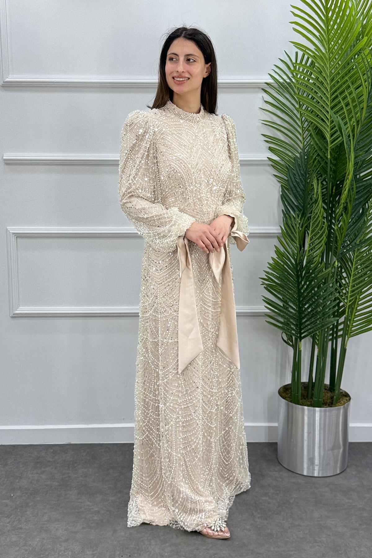 Kalanşo Tesettür Abiye - VİZON