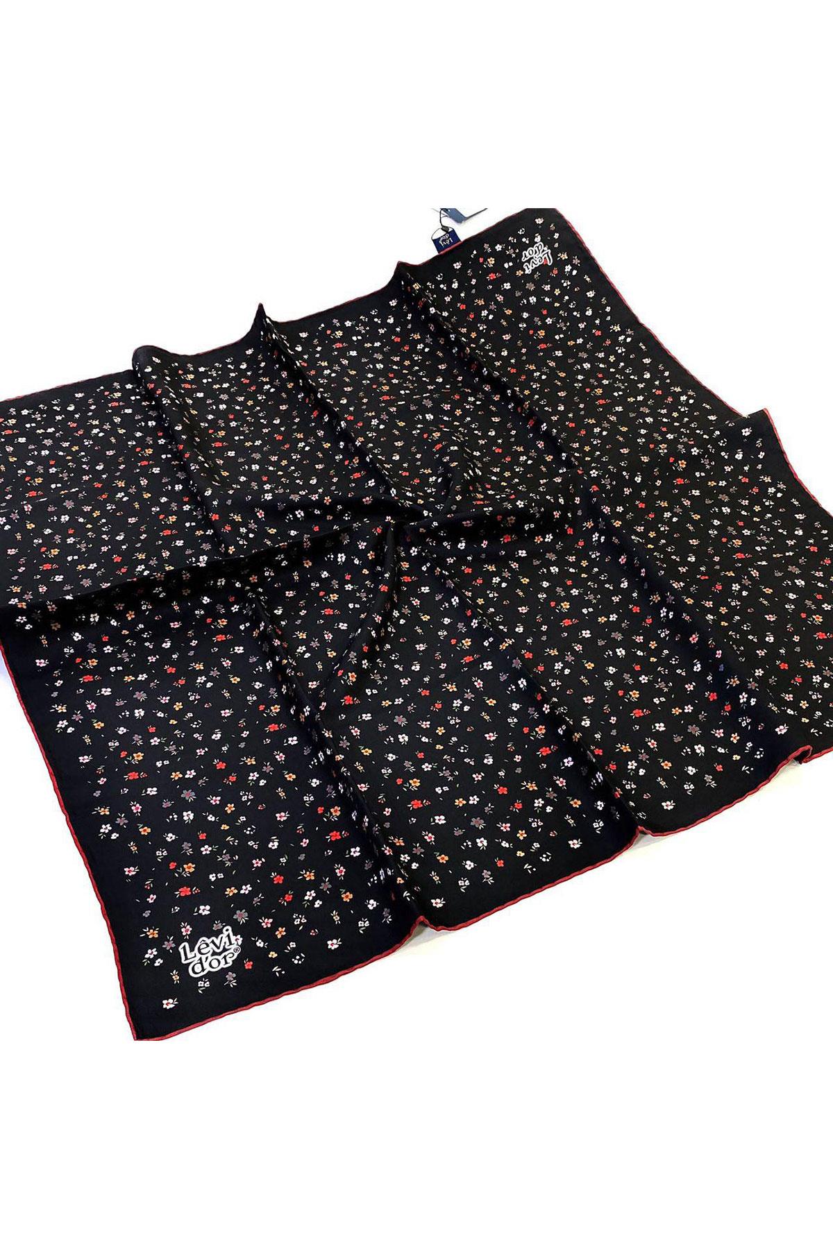 Levidor Twill Saf İpek Eşarp - 3989