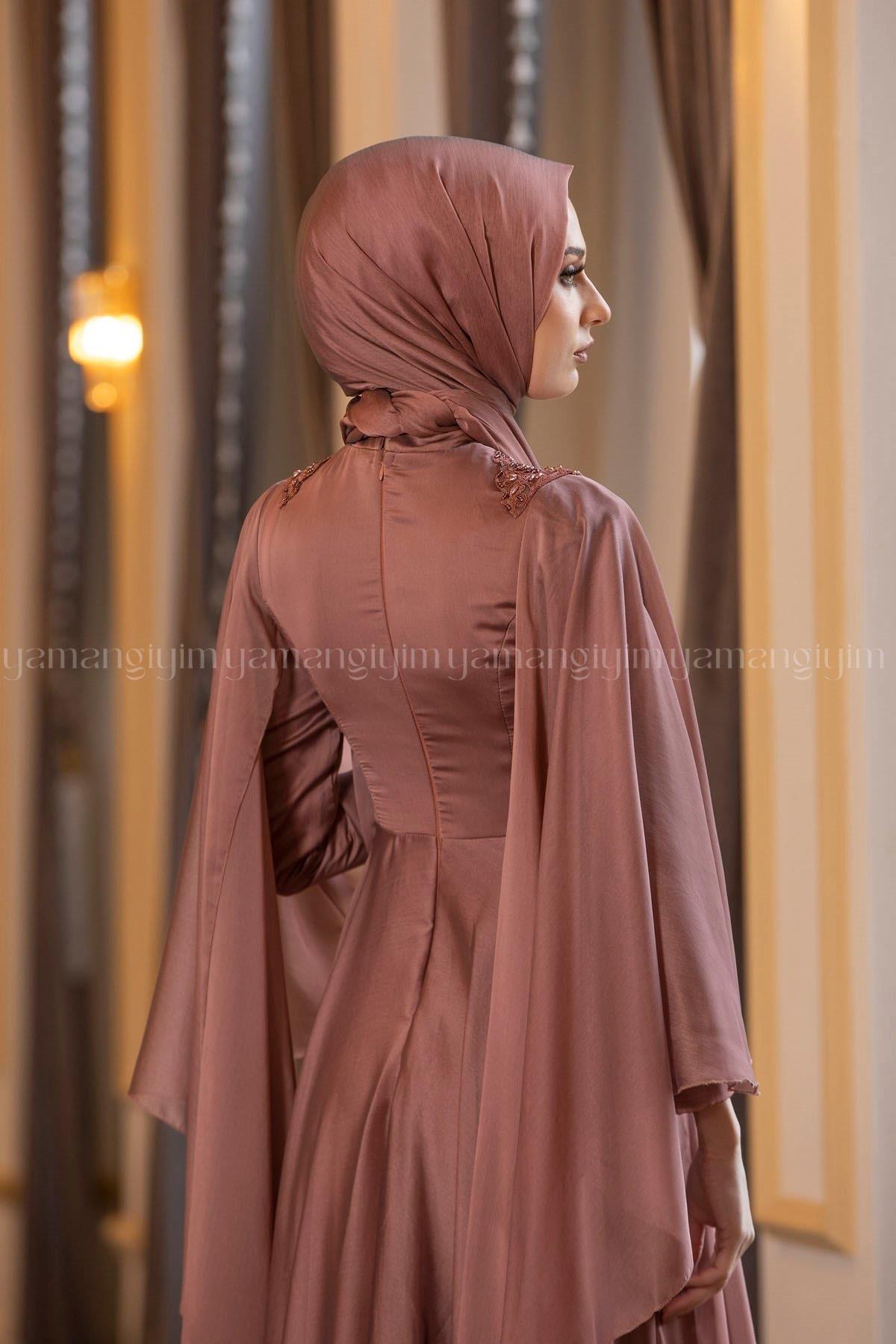 2197 NEW ELEGANS ELBİSE - Bakır