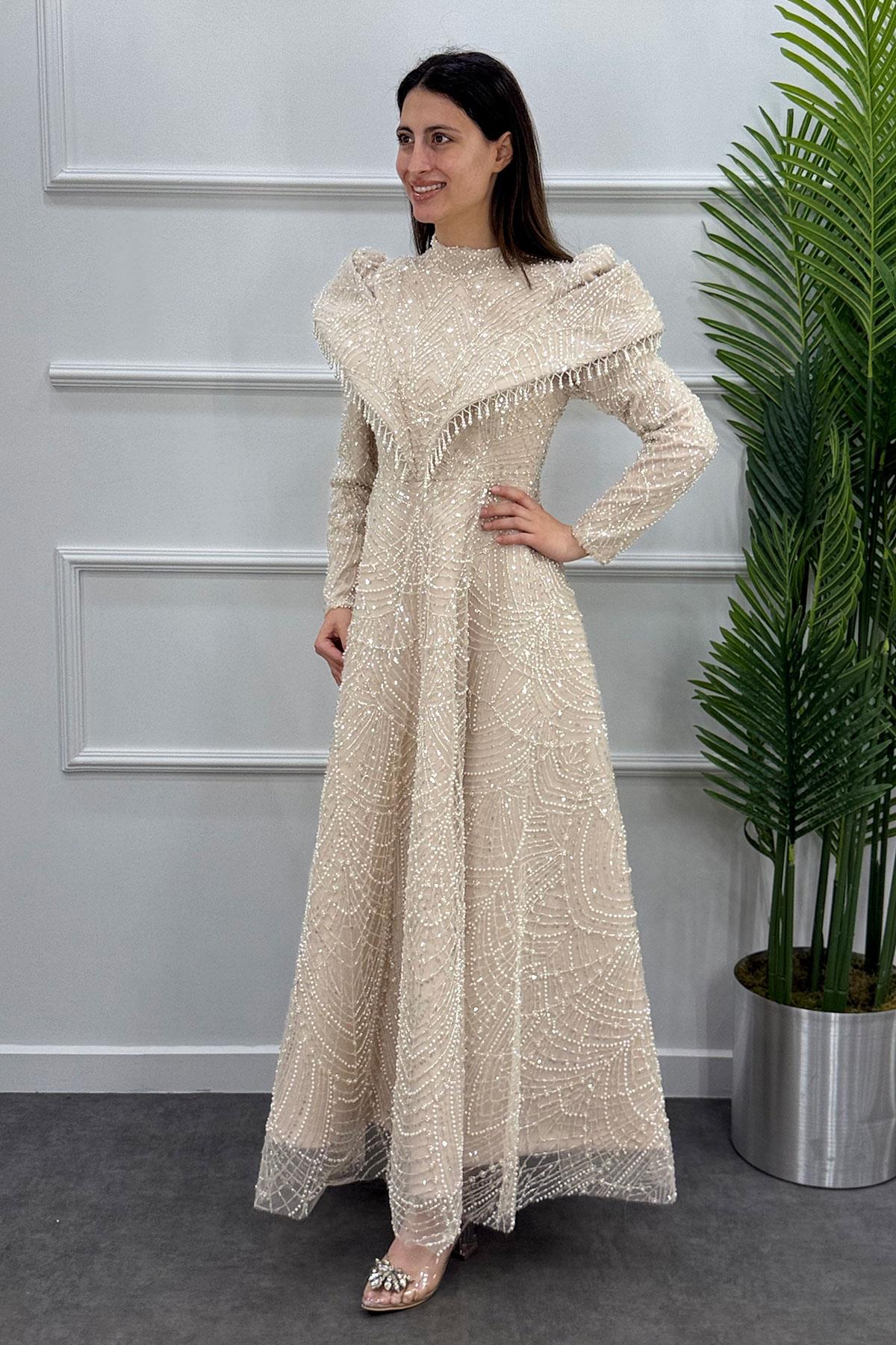 Lotus Tesettür Abiye - VİZON