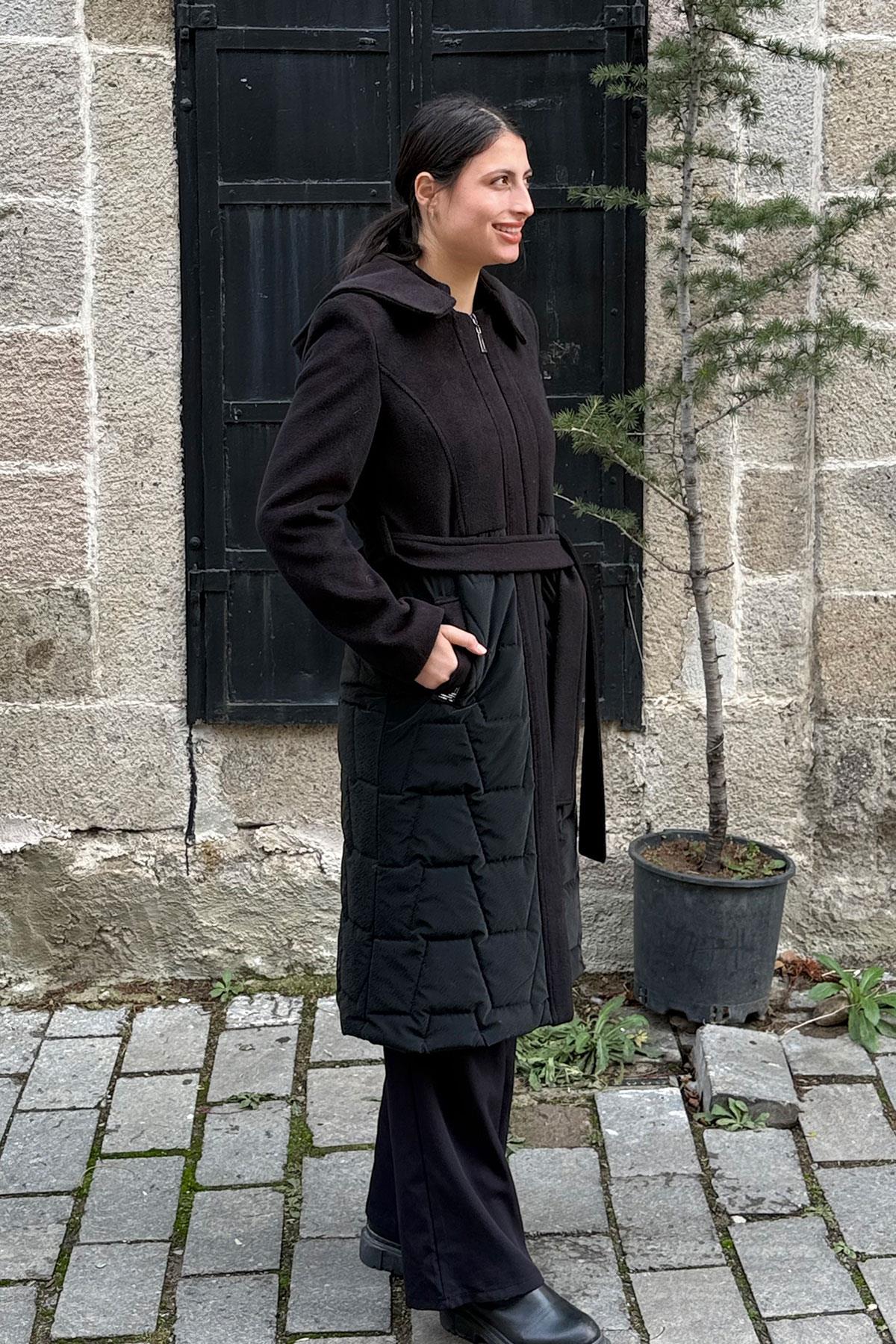 8201 MİLAS ŞİŞME KABAN - Siyah