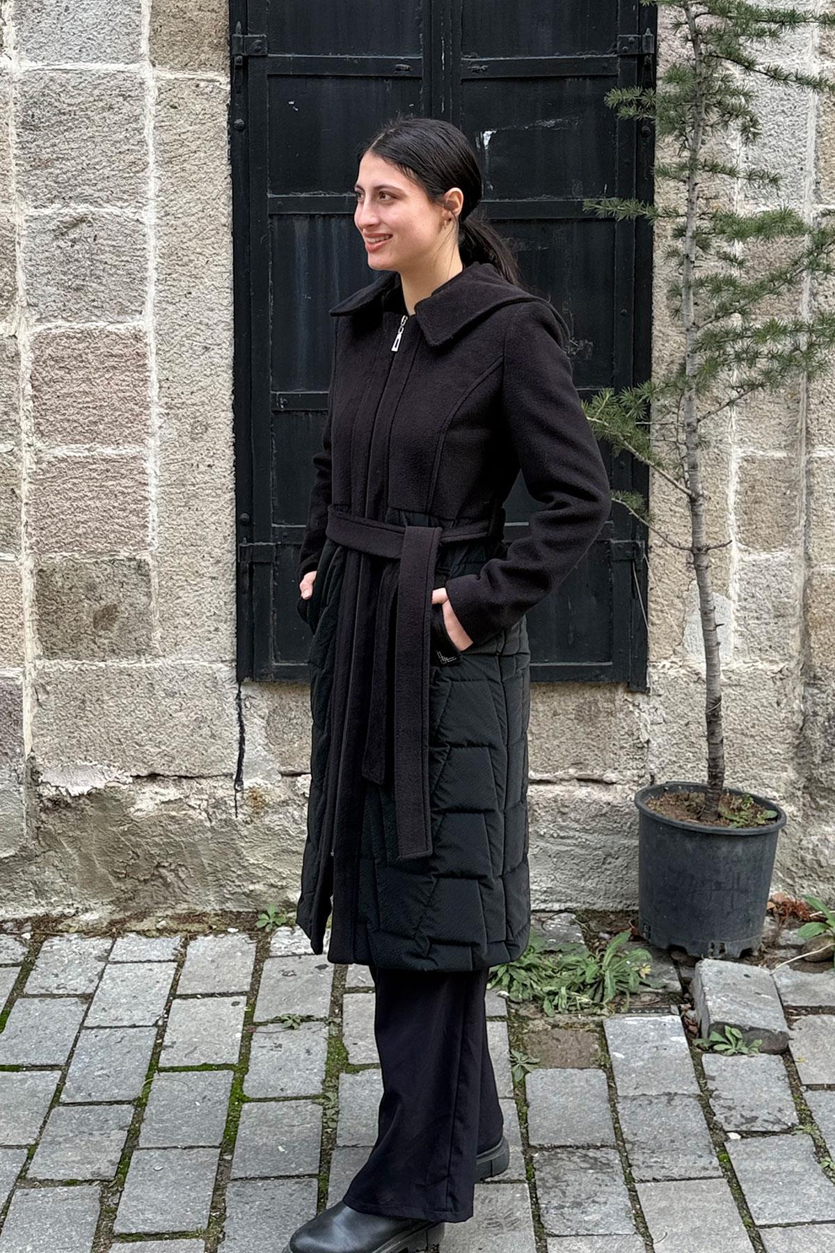 8201 MİLAS ŞİŞME KABAN - Siyah