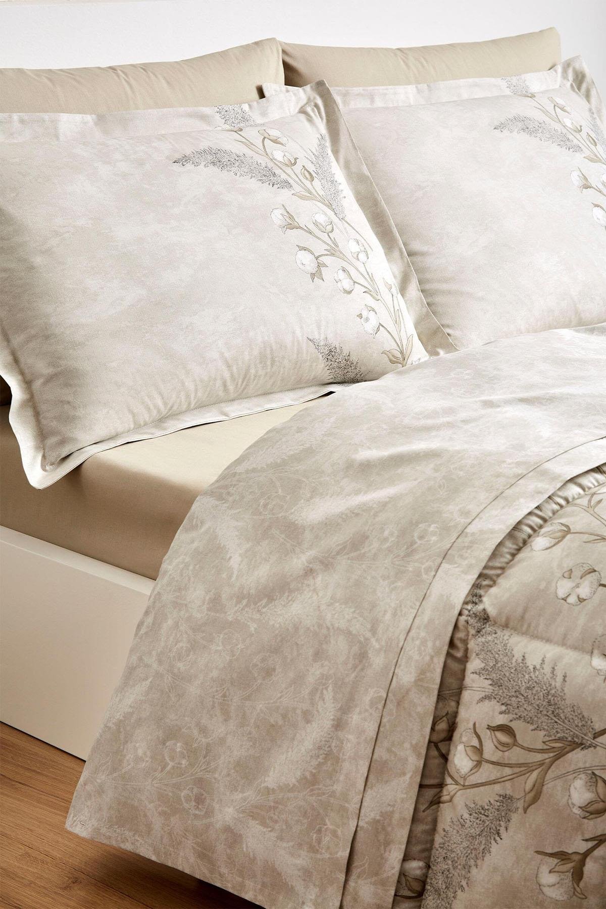 Özdilek Algodon Uyku Seti Çift Kişilik - BEJ