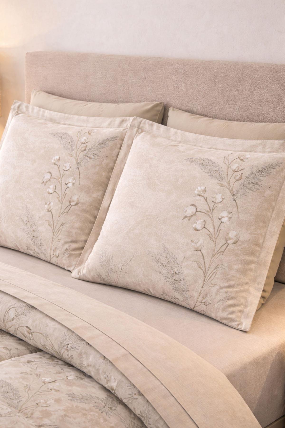 Özdilek Algodon Uyku Seti Çift Kişilik - BEJ