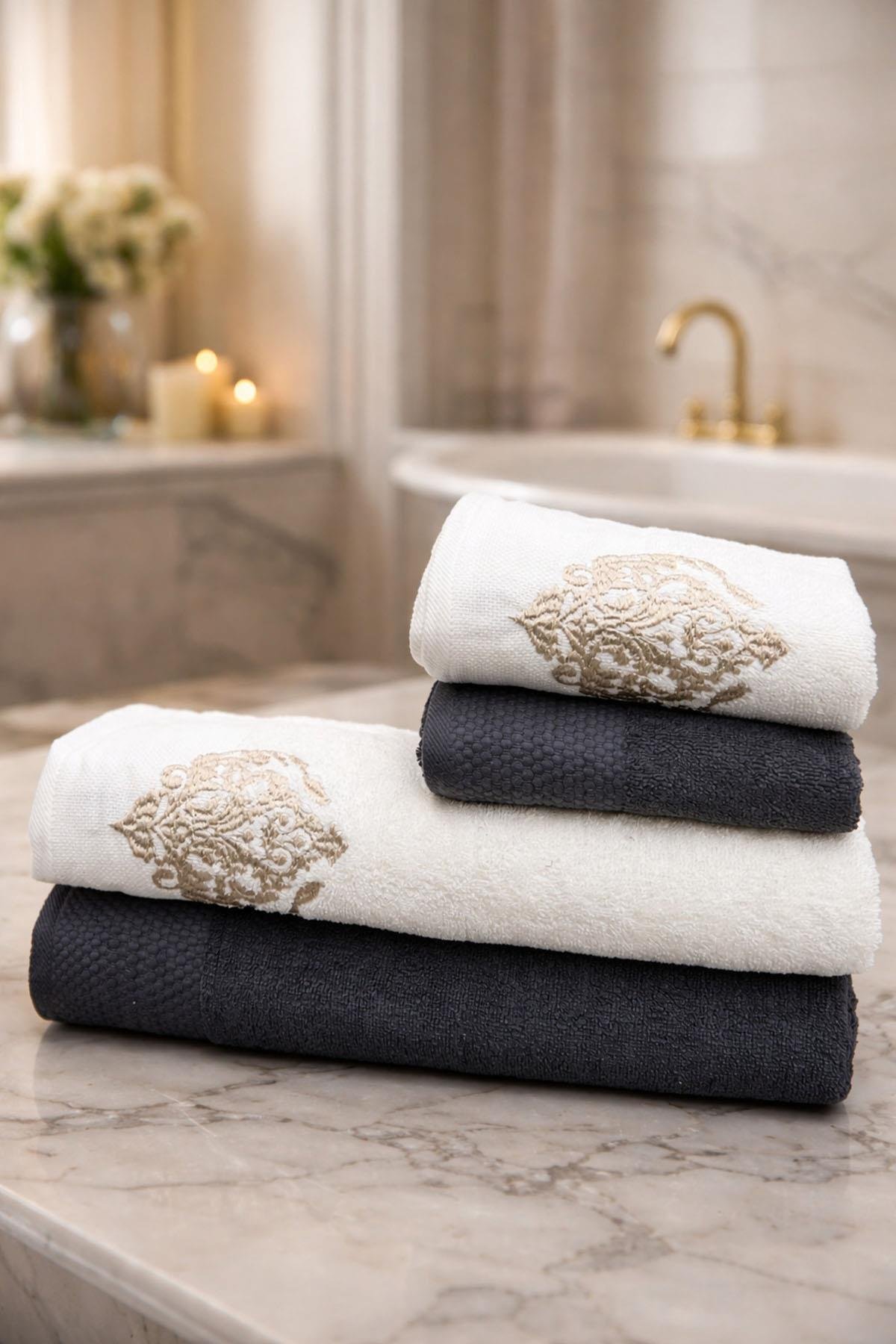 ALIZE ANTRASIT - KREM BEJ AİLE SETİ - STD