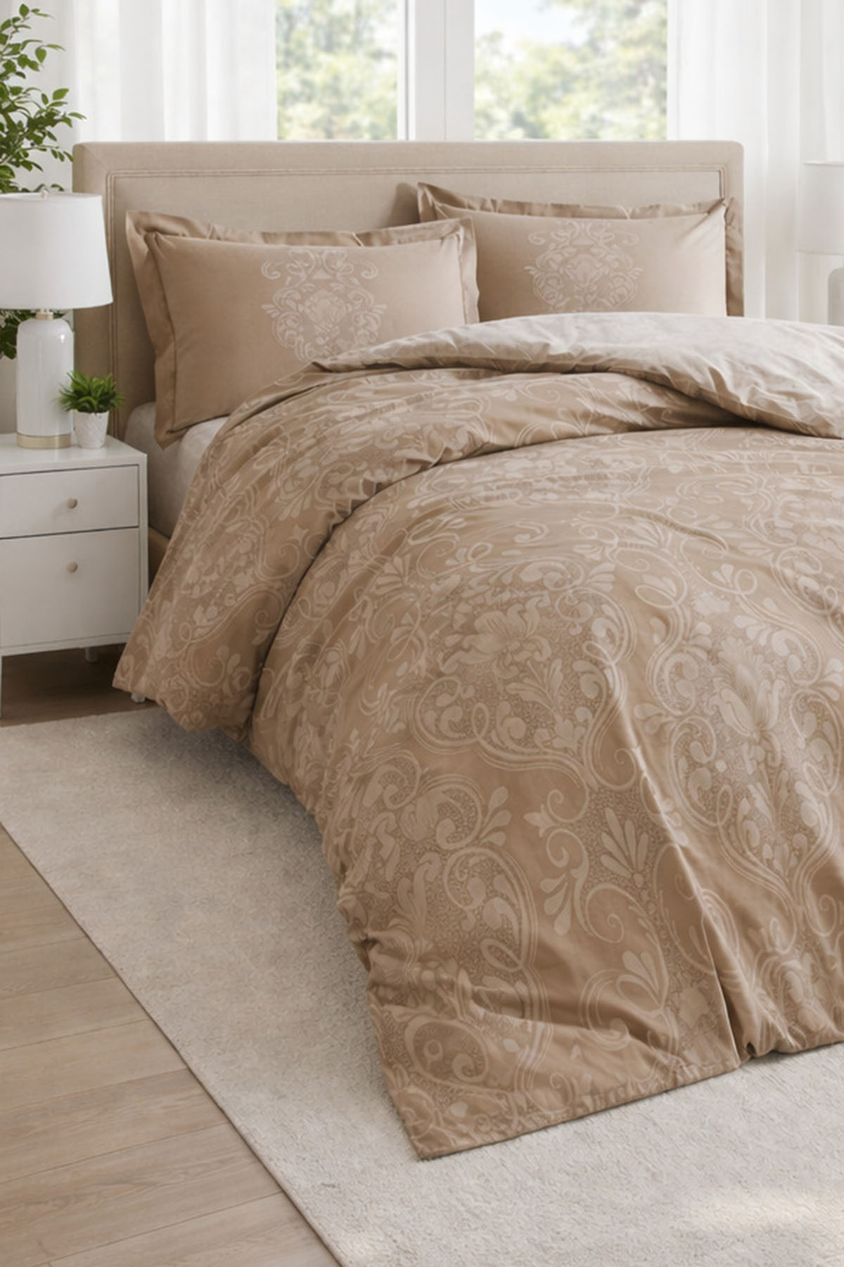 Özdilek Antico Nevresim Takımı Çift Kişilik - BEJ