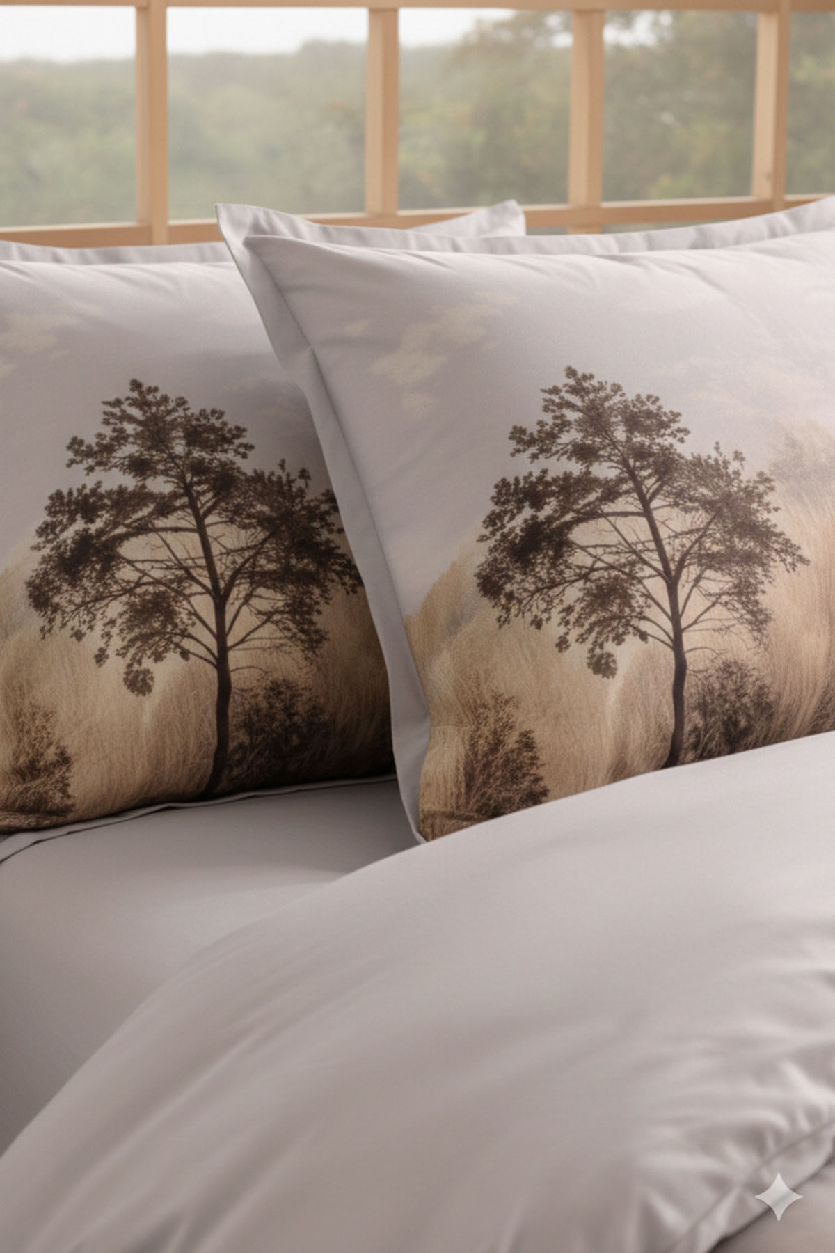 Özdilek Antico Scenery Nevresim Takımı Çift Kişilik - GRİ