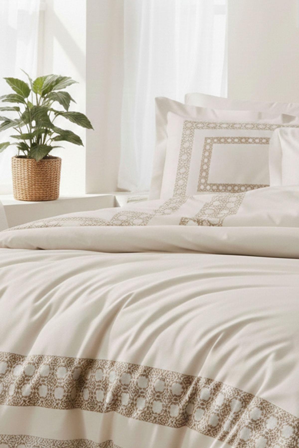 Özdilek Aurea Nevresim Takımı Çift Kişilik - KREM