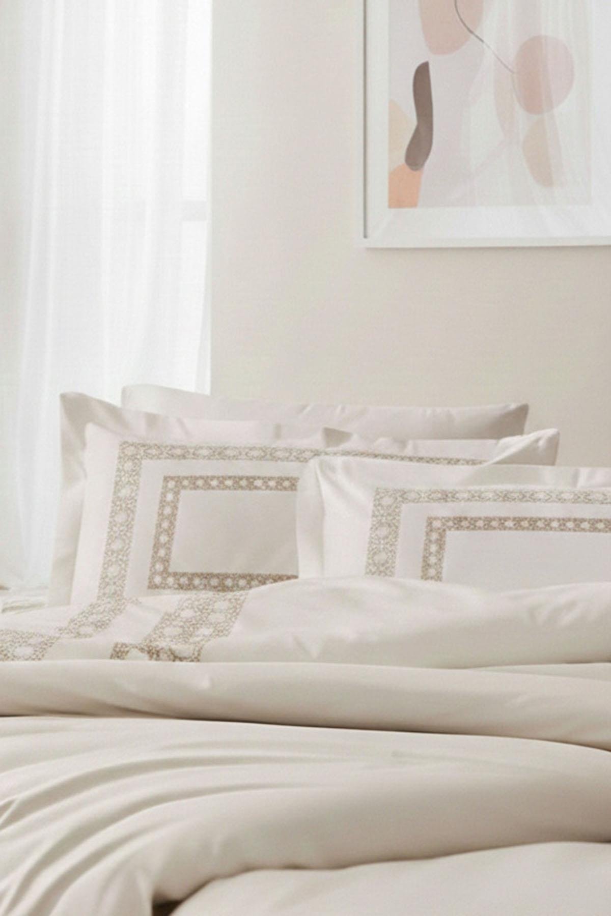 Özdilek Aurea Nevresim Takımı Çift Kişilik - KREM