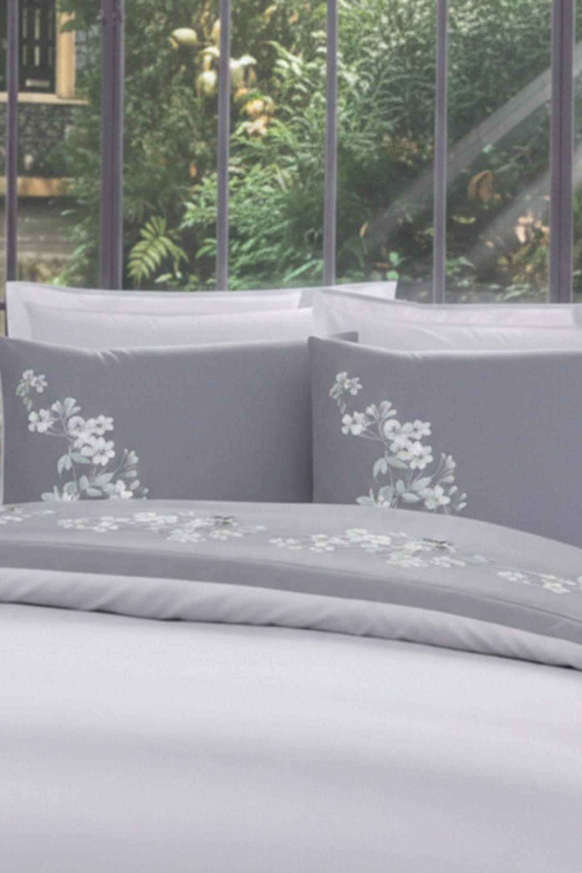 Özdilek Boutique Cozy Çift Kişilik Nevresim Takımı - ANTRASİT