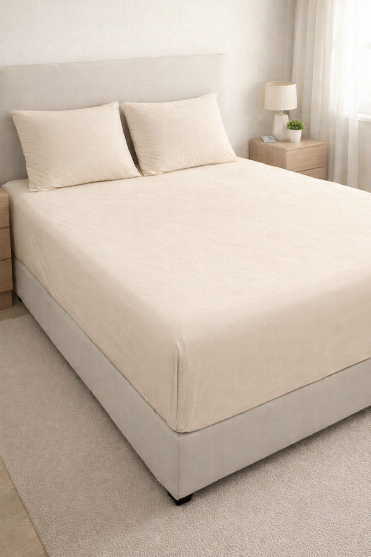 Özdilek Çift Kişilik Colourist Çarşaf - VANİLYA