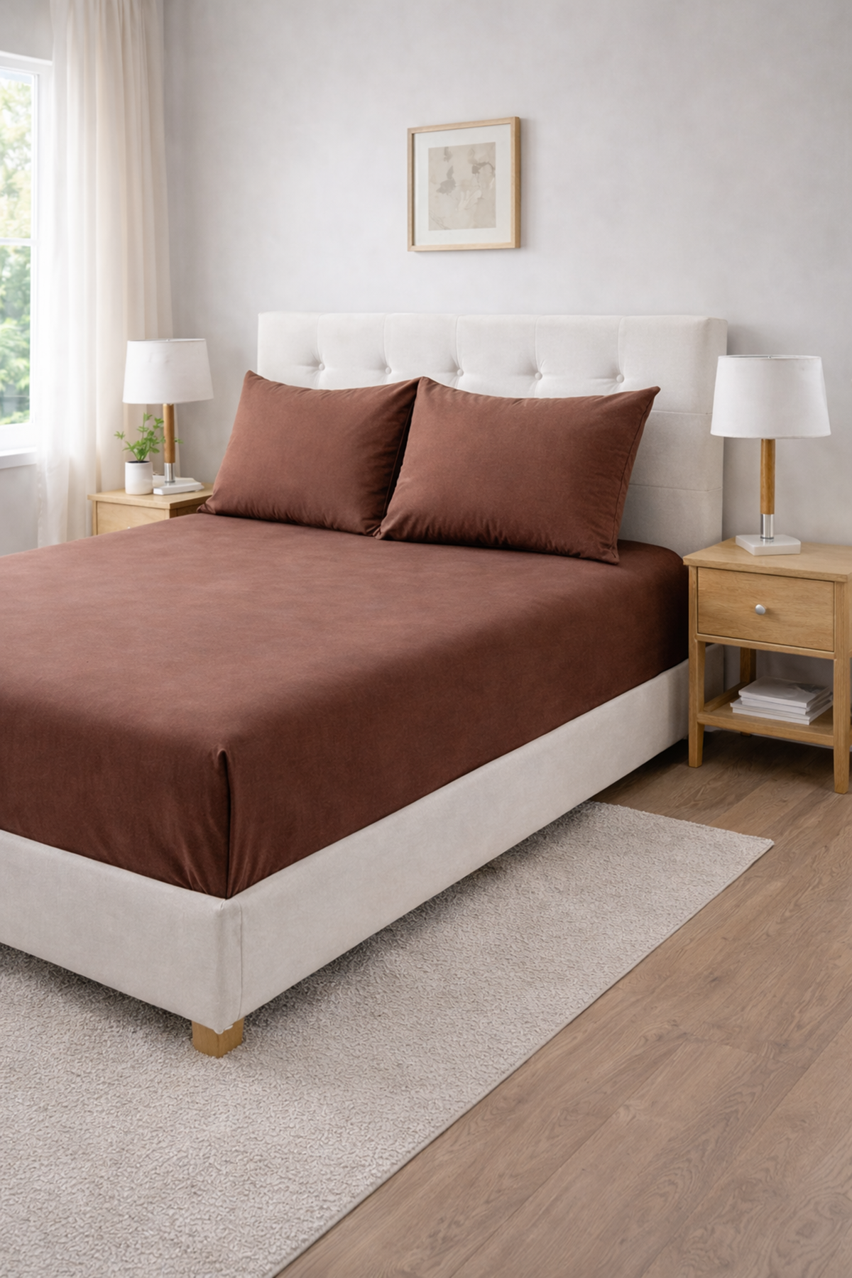 Özdilek Çift Kişilik Colourist Çarşaf - MÜRDÜM