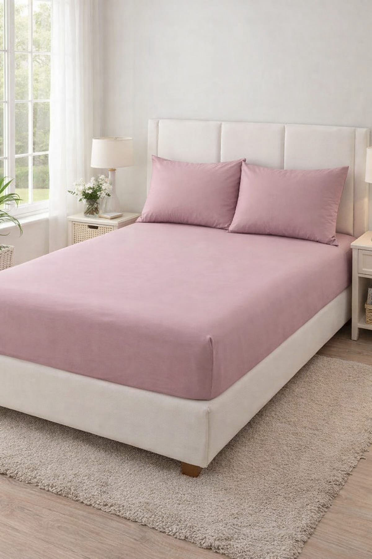 Özdilek Çift Kişilik Colourist Çarşaf - ROSE