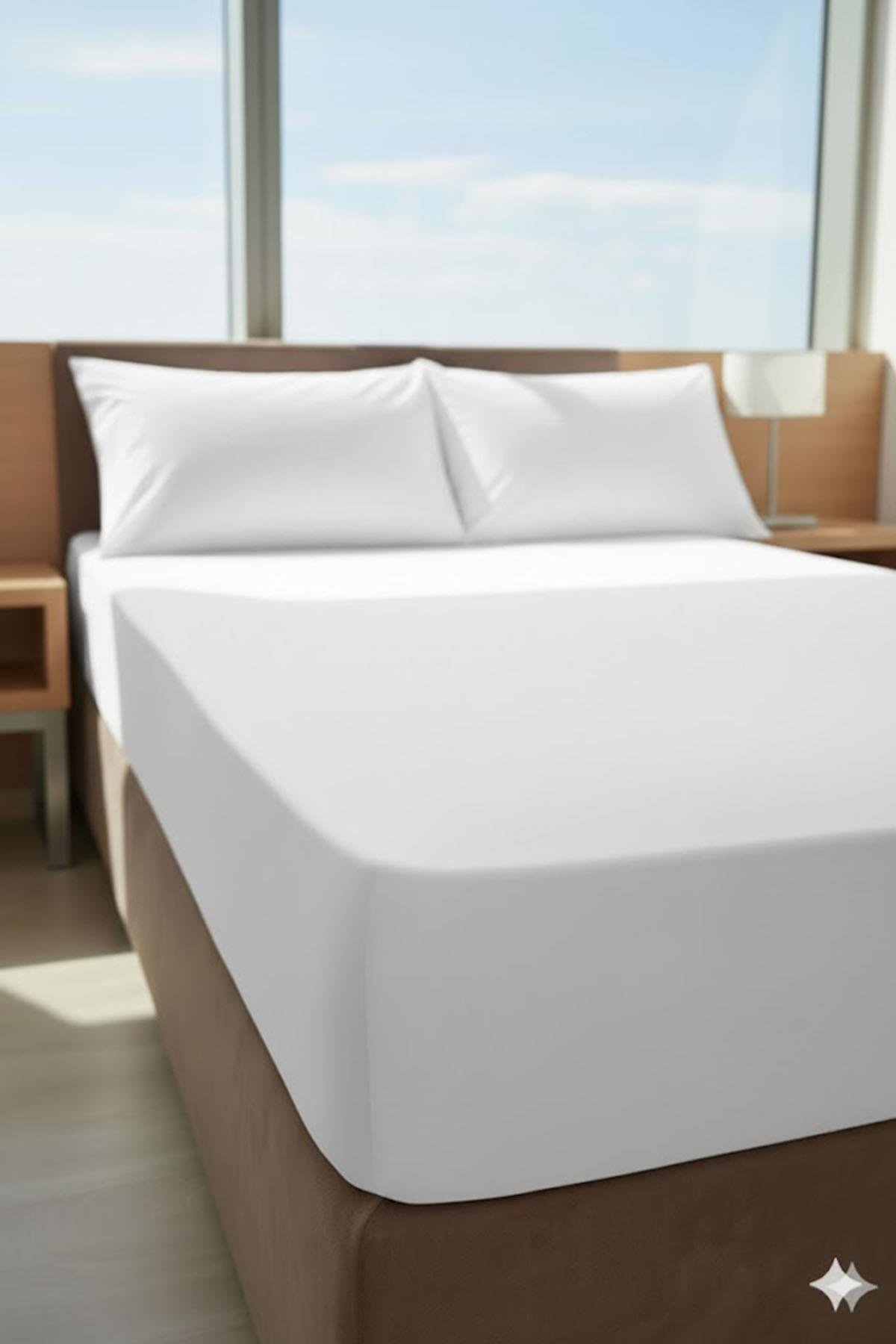 Özdilek Çift Kişilik Colourist Çarşaf - Beyaz